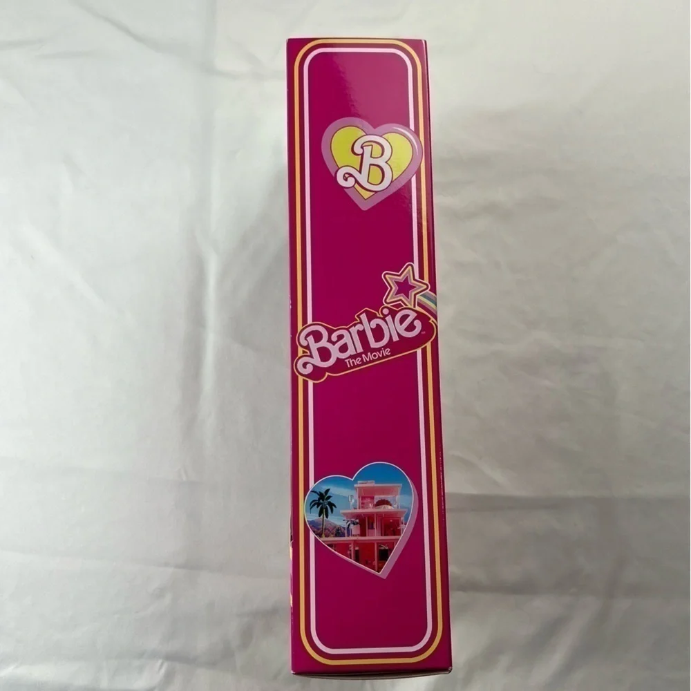 Barbie-The Movie Doll-Margot Robbie as Barbie-Pink Gingham Dress - HPJ96 NWT